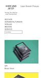 Mobile Screenshot of hierundjetzt.ch